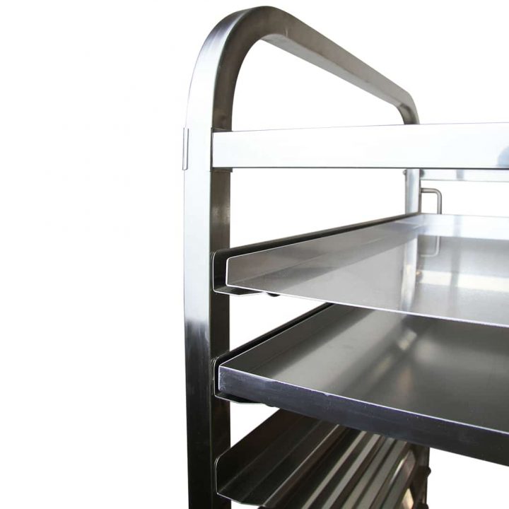 Bakers Tray Aluminium 3 Sided and 4 Sided Bakers Trolley (3)