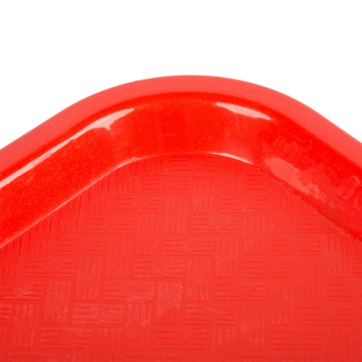 89052 Red Fast Food Tray Close Up