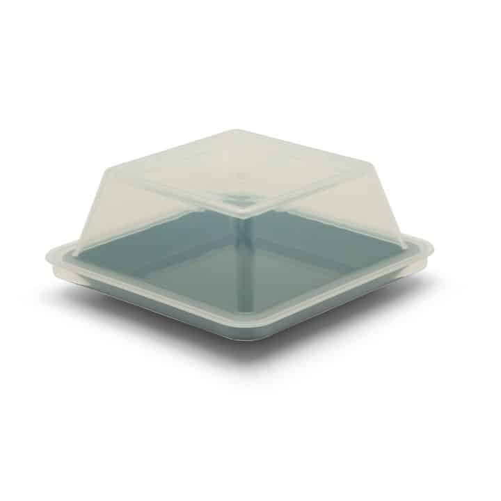 KH Bread Butter Plate Green With Lid
