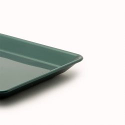 KH HEALTHCARE BREAD/BUTTER PLATE 140 x 140mm GREEN PP (23)