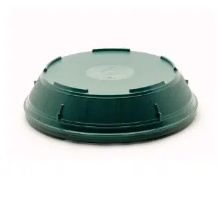KH Healthcare Traditional Plate Cover Insulated Green PP/PU (1)
