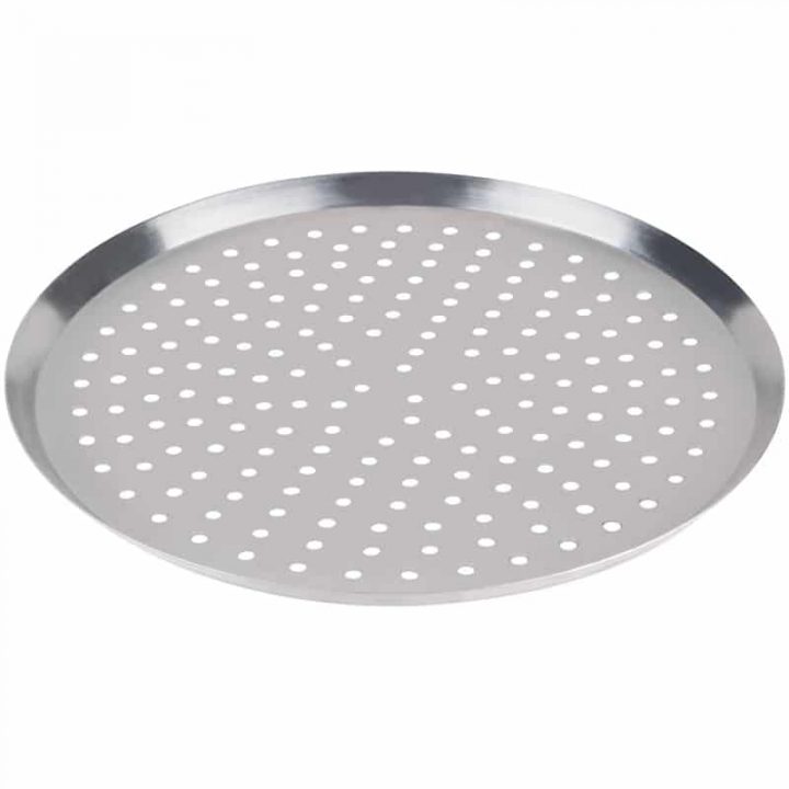 KH CLASSIK CHEF PERFORATED PIZZA TRAY 250mm (10") *AUS MADE* ALUM