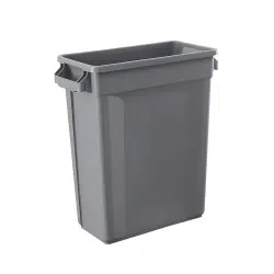 TRUST Commercial Slim Bin 60lt Light Grey 1211LGY