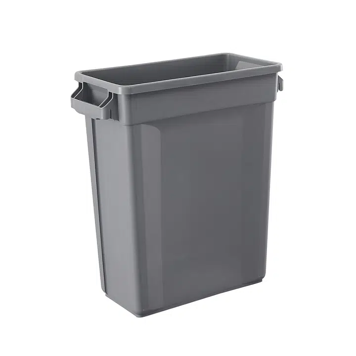 TRUST Commercial Slim Bin 60lt Light Grey 1211LGY