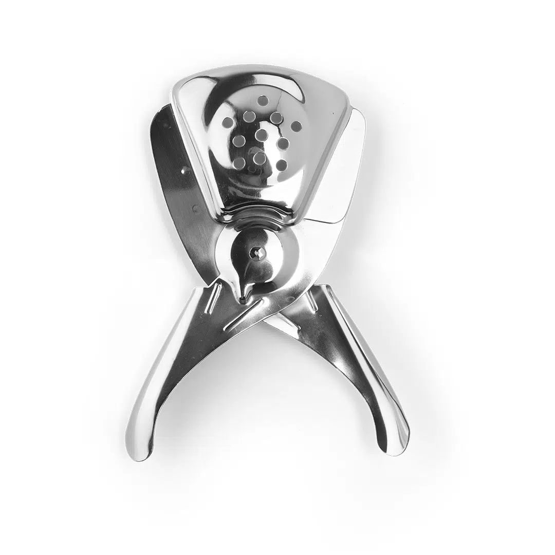 Lime Squeezer W/Strainer S/Steel