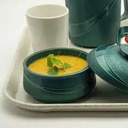 Moderne Insulated Soup Bowl And Lid Green