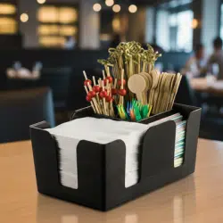 Bar Caddy Napkin Straw Holder