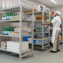 Cool Room Plastic Shelving