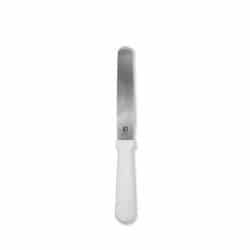 12830_KH Straight Spatula White Stainless Steel