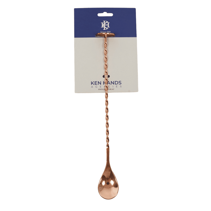 KH Bar Spoon With Muddler Copper Packaging
