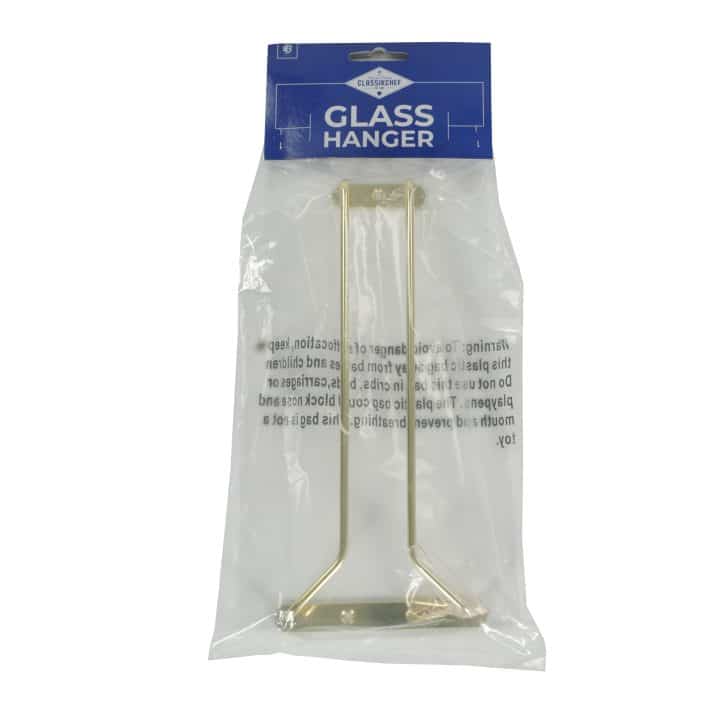 KH Glass Hanger Brass Plated 250mm
