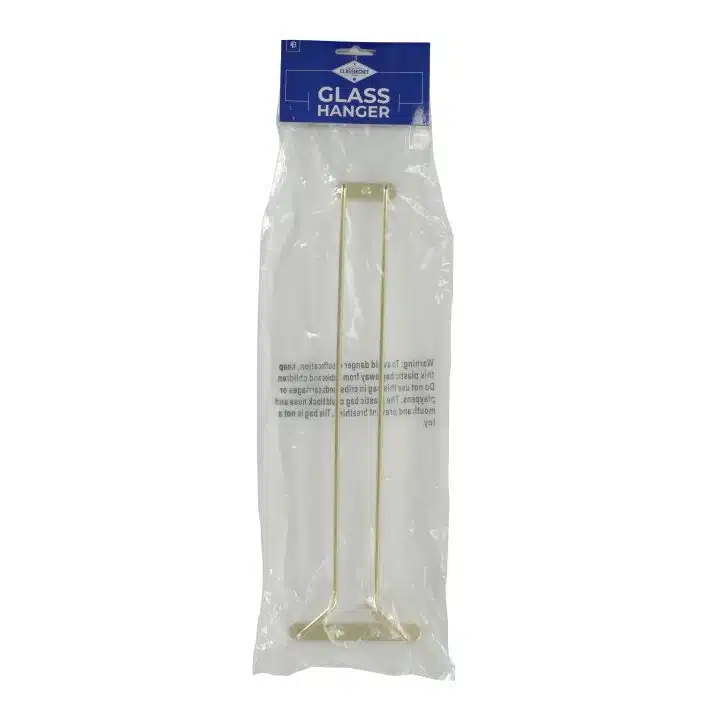 KH Glass Hanger Brass Plated 400mm