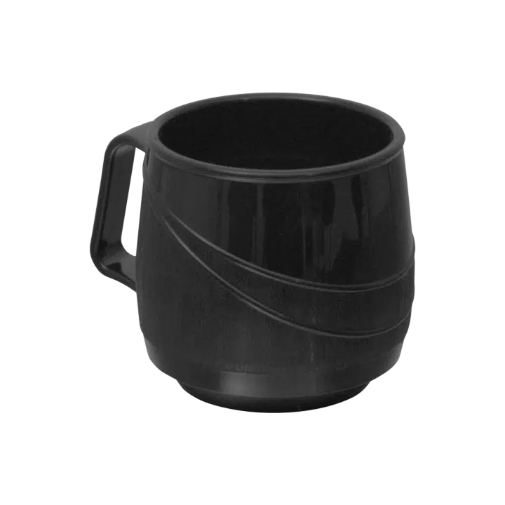 98138 Moderne Insulated Single Handle Mug Black 250ml