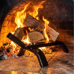 37480 Wood log andiron
