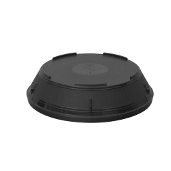98008 Traditional Plate Cover Insulated Black