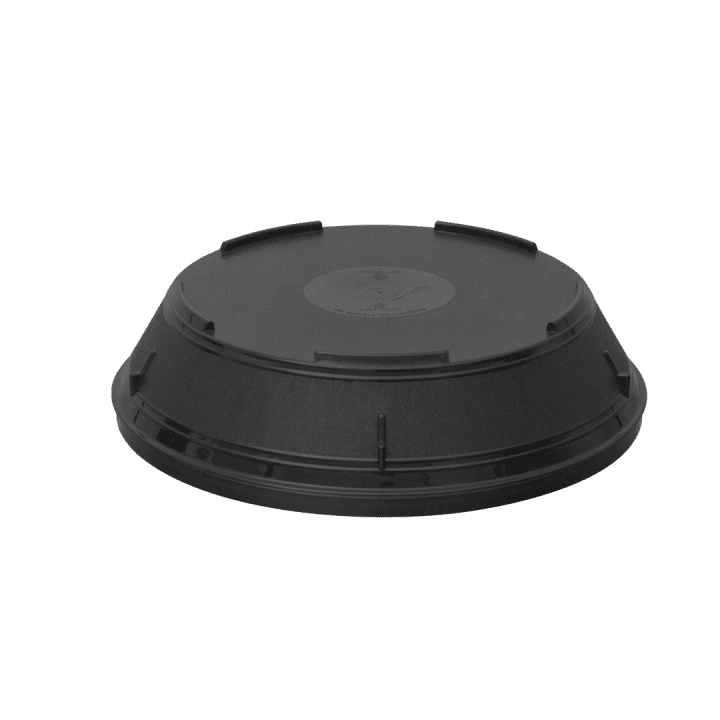 98008 Traditional Plate Cover Insulated Black