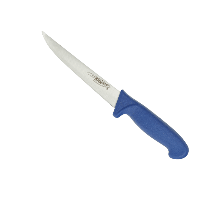 48222 KH Kharve Boning Knife Straight And Wide Blade 15cm Blue