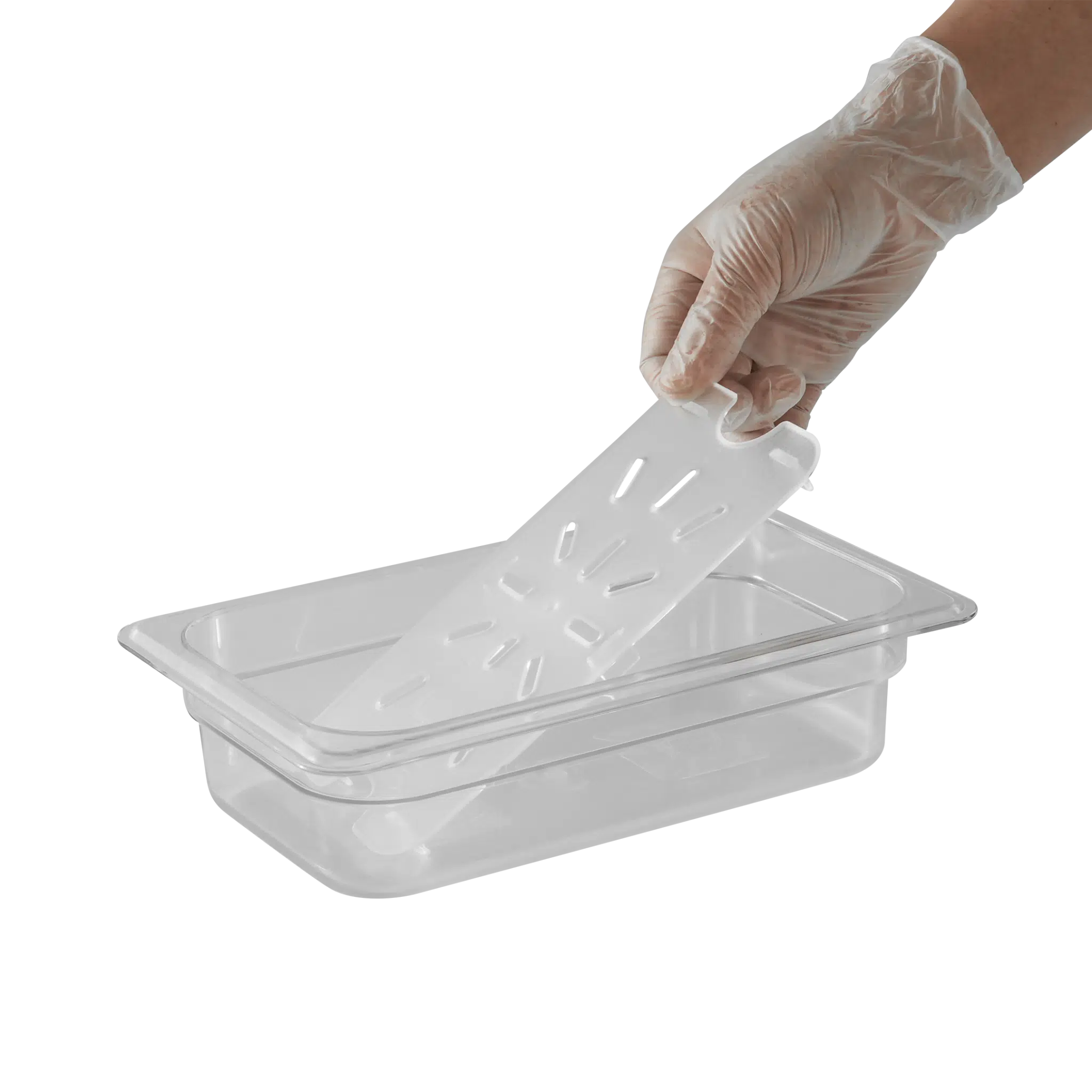 08884 Drain Plate Clear 1/4