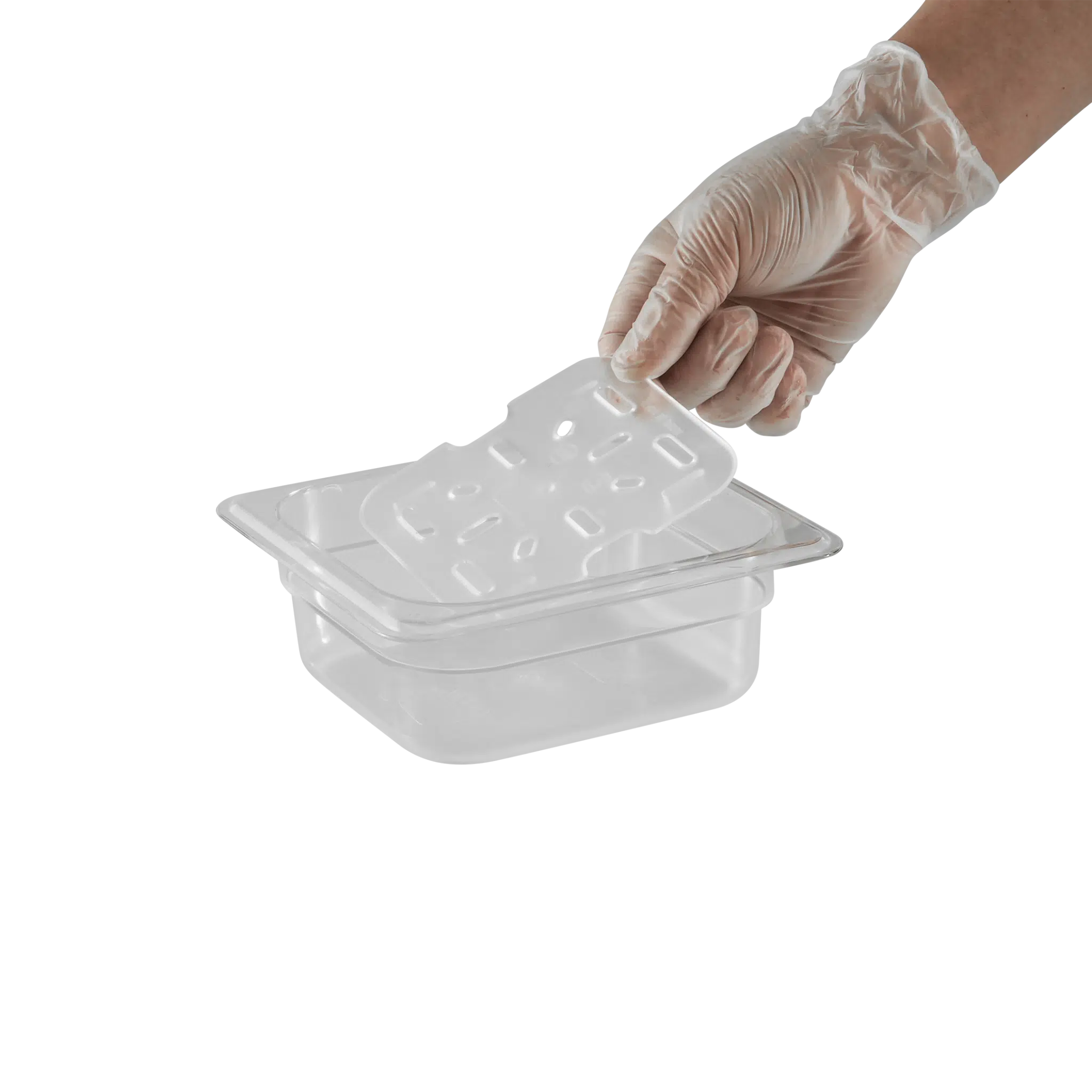 08886 Drain Plate Clear 1/6
