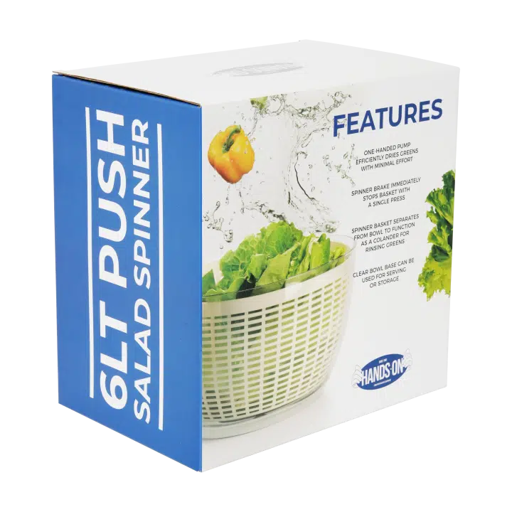 19143 Salad Spinner Push 6lt