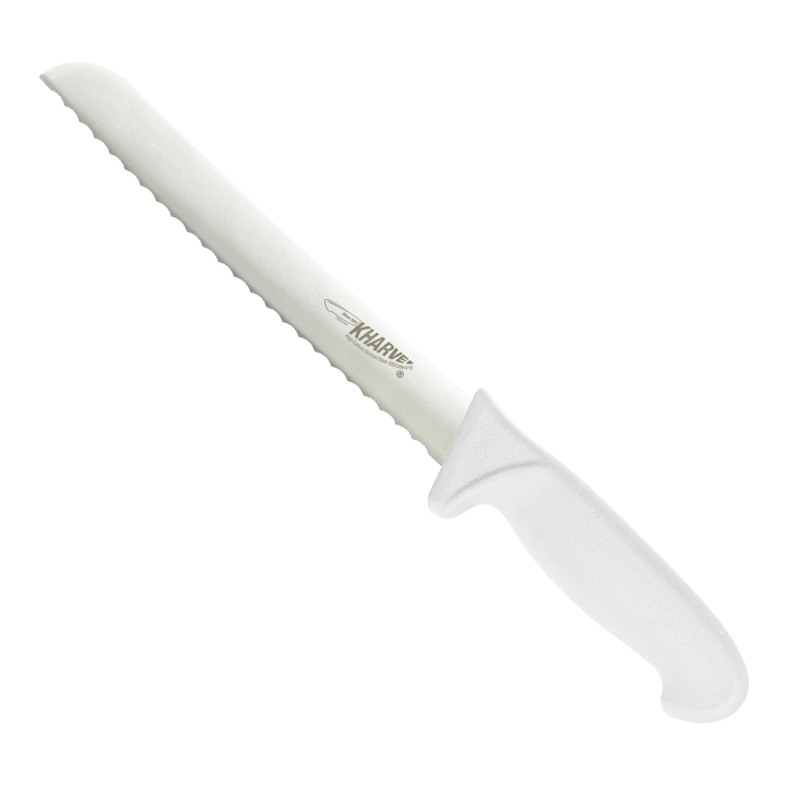 48248 Bread Knife Serrated 20cm White