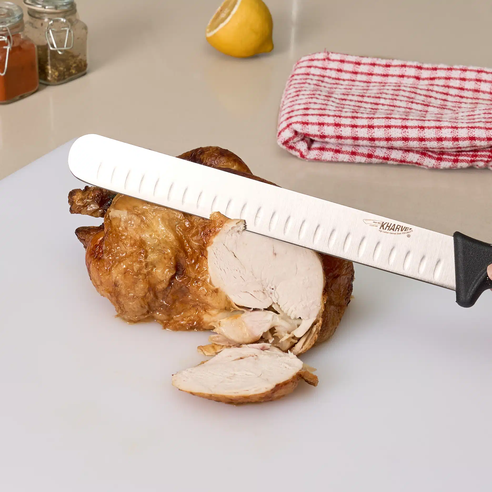 KH Kharve® Roast Slicer Granton Blade 25cm - Image 2