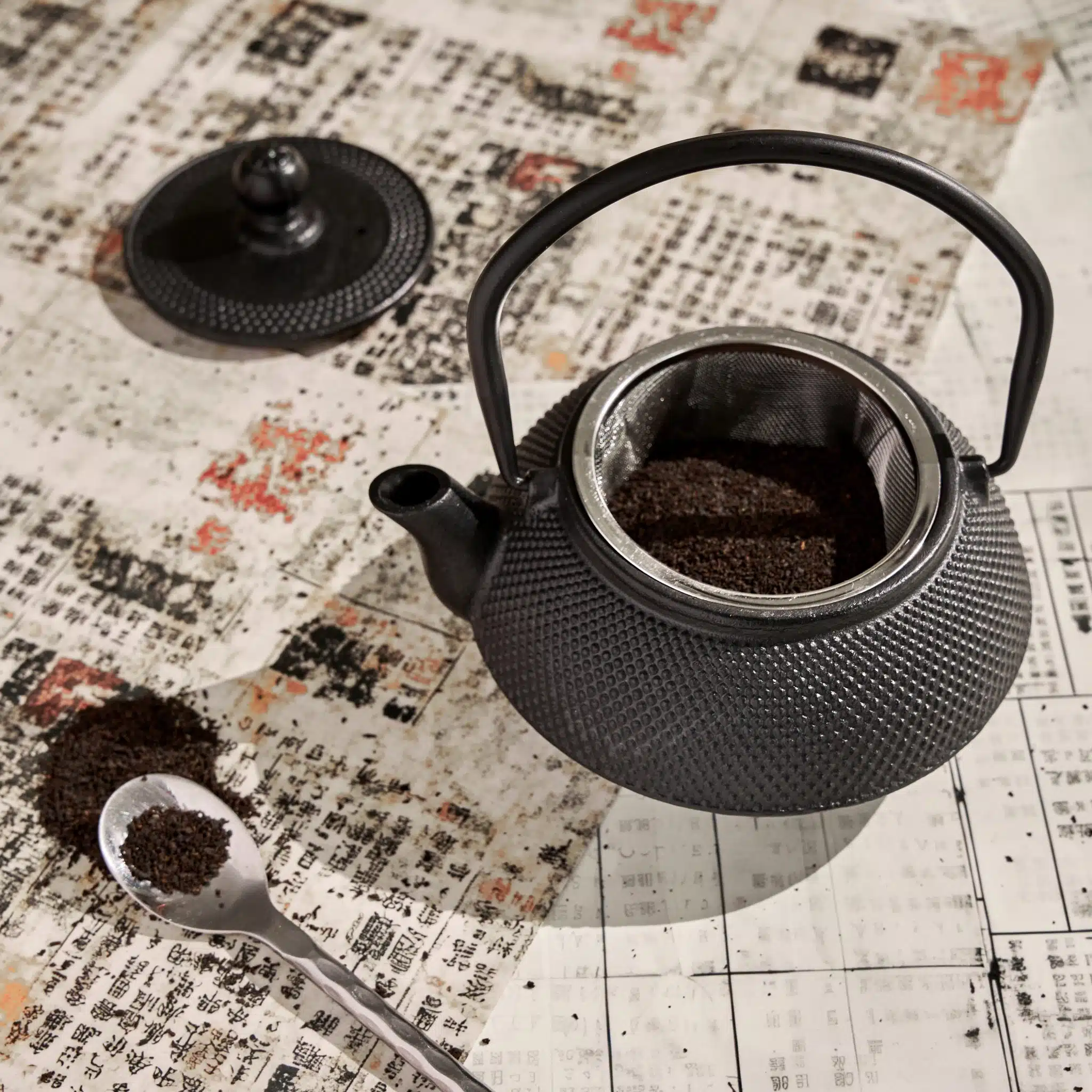 KH Khafe® Cast Iron Tea Pot 500ml Black - Image 3