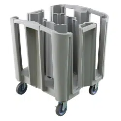 Trust Commercial Dish / Plate Cart Adjustable Grey