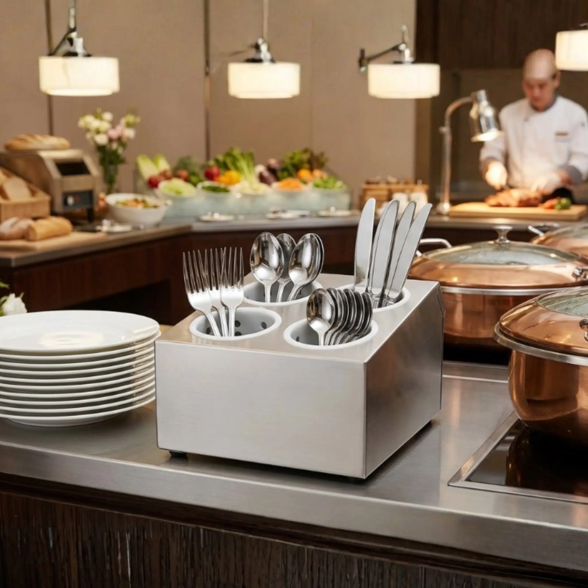 KH Classik Chef® 4 Hole Cutlery Cylinder Holder