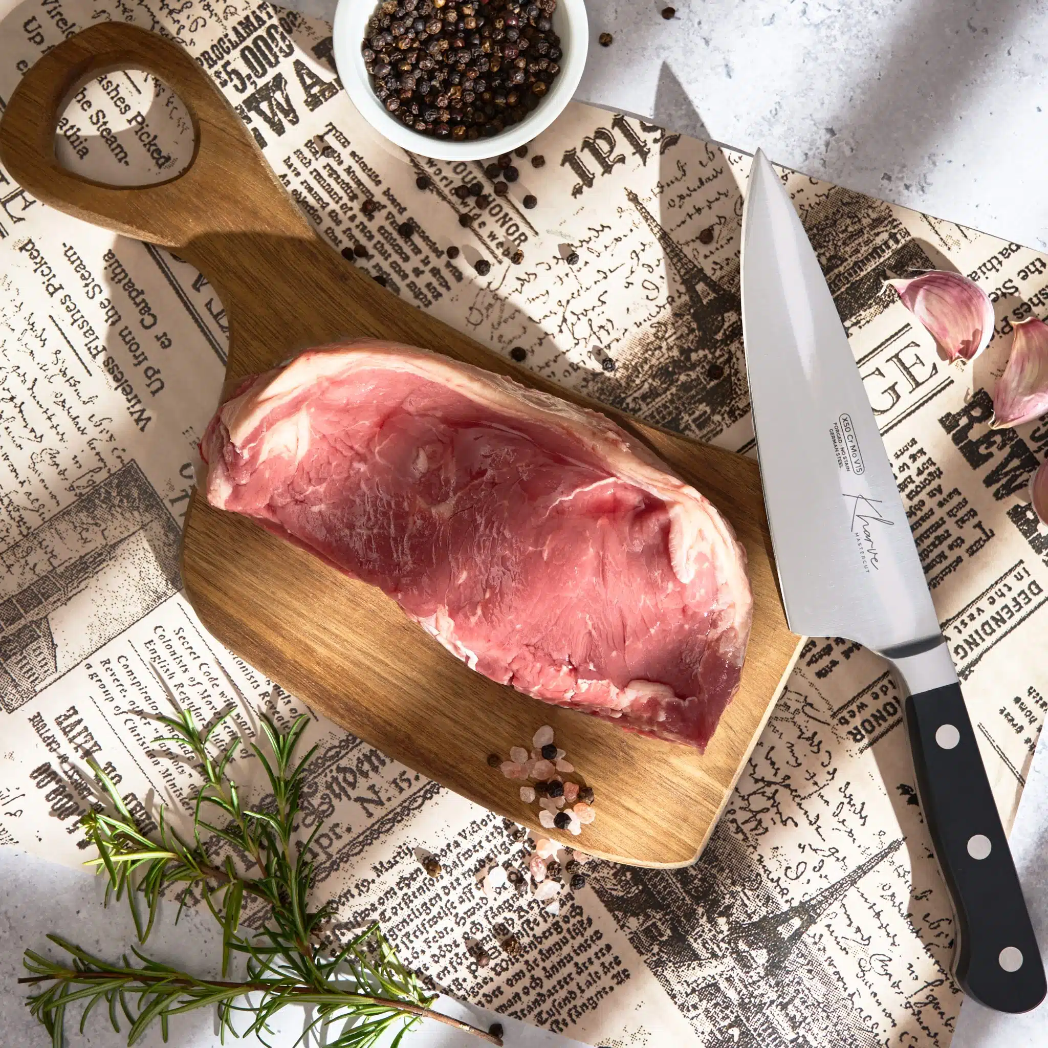 KH Kharve® Master-Cut 15cm Cooks Knife Wide Blade - Image 2