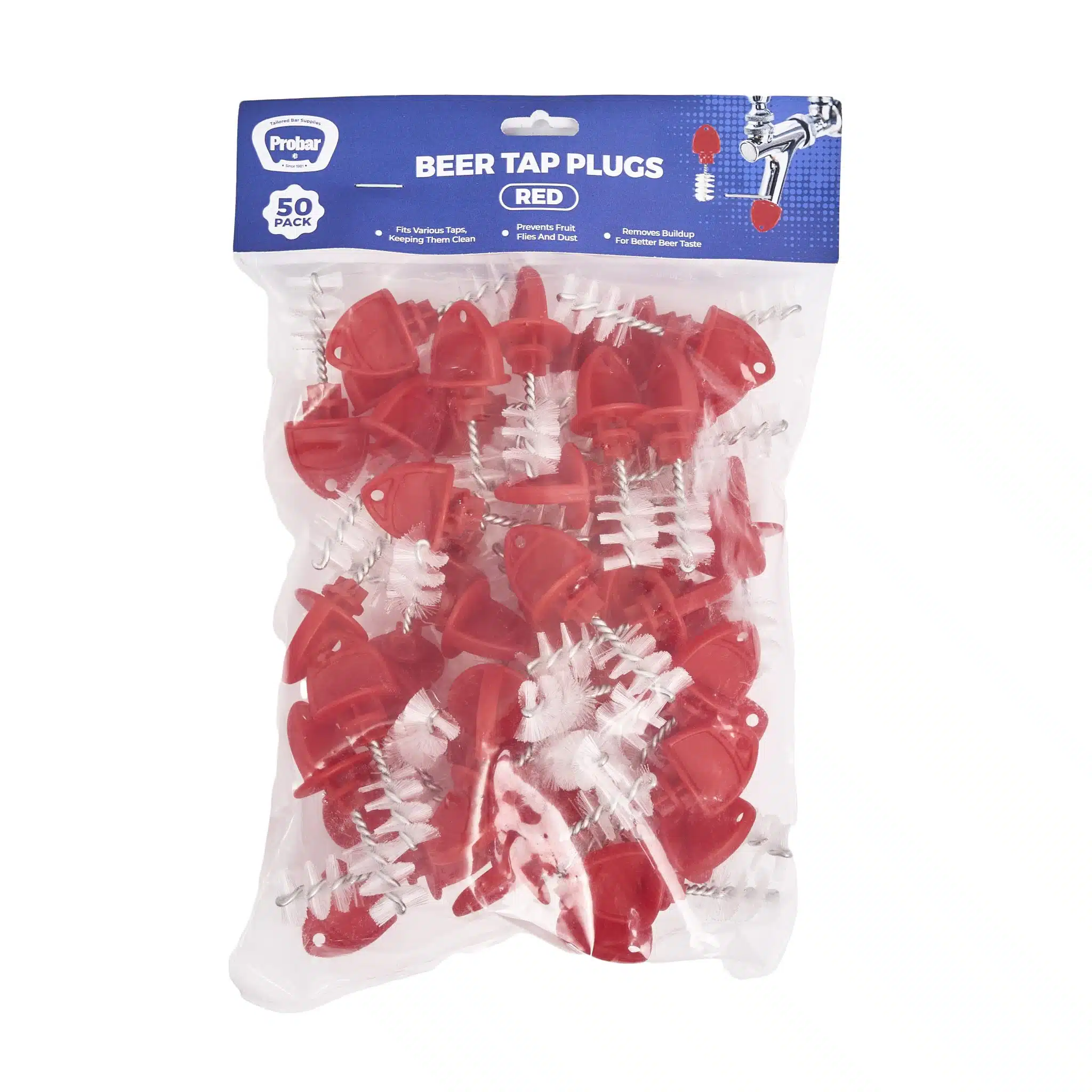 a41415-R KH Probar® Beer Tap Plug Red