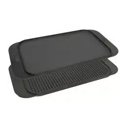 KHAST® RECTANGLE GRIDDLE REVERSIBLE 48 X 26CM