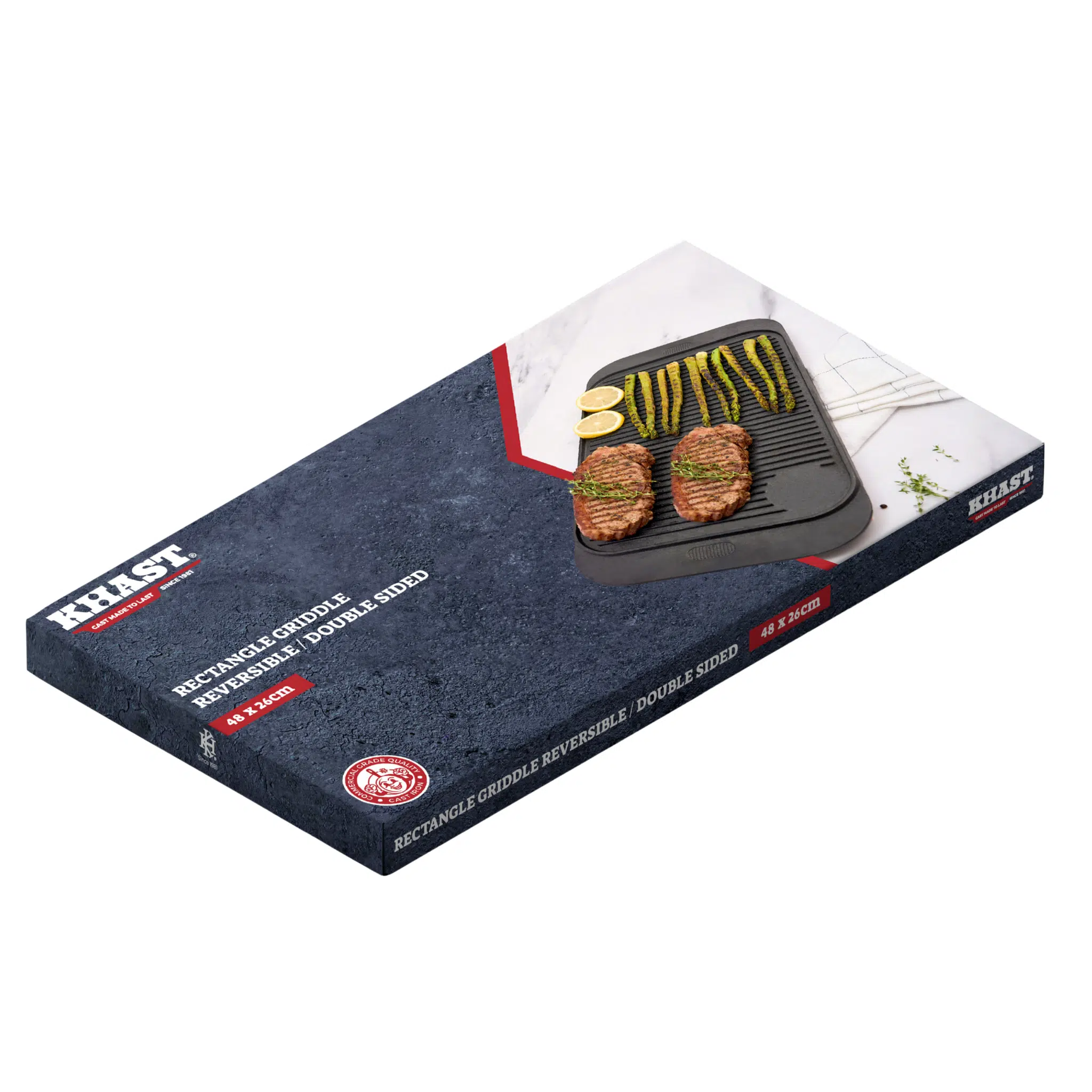 KH Khast® Rectangle Griddle Reversable - Image 3