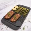KHAST® RECTANGLE GRIDDLE REVERSIBLE 48 X 26CM