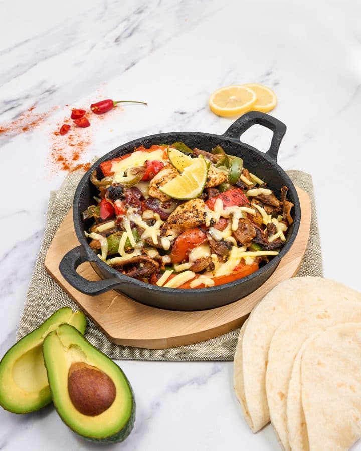 KHAST® ROUND GRATIN WITH WOOD TRAY 18CM