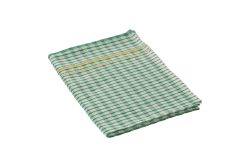 Checkered Teatowel Green