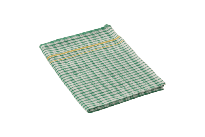 Checkered Teatowel Green