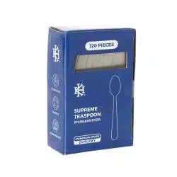 KH Supreme Teaspoon 120-Piece Stainless Steel