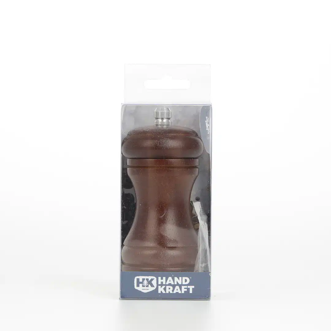 KH HandKraft® Wood Pepper Grinder Dark Brown - Image 3
