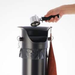 #23975 Coffee Knock Box Vertical Black