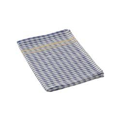 88222 Cheq. Teatowel Blue