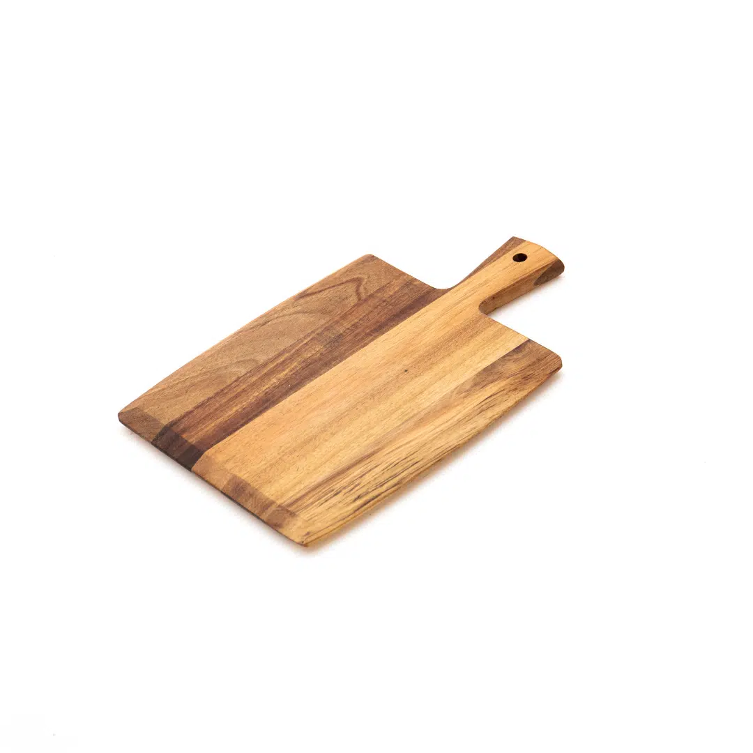 KH HandKraft®Acacia Paddle Serving Board With Handle - Image 7