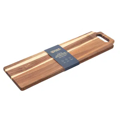 KH HandKraft®Acacia Serving Board With Hole Handle - Image 5