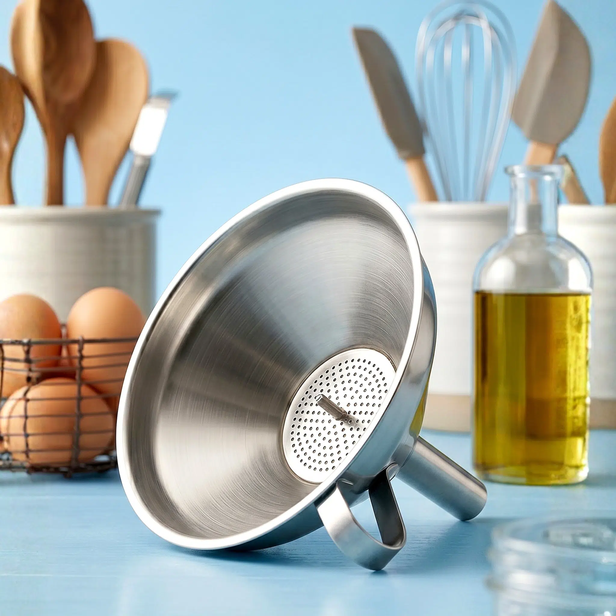 KH Hands On® Funnel With Strainer - Image 2