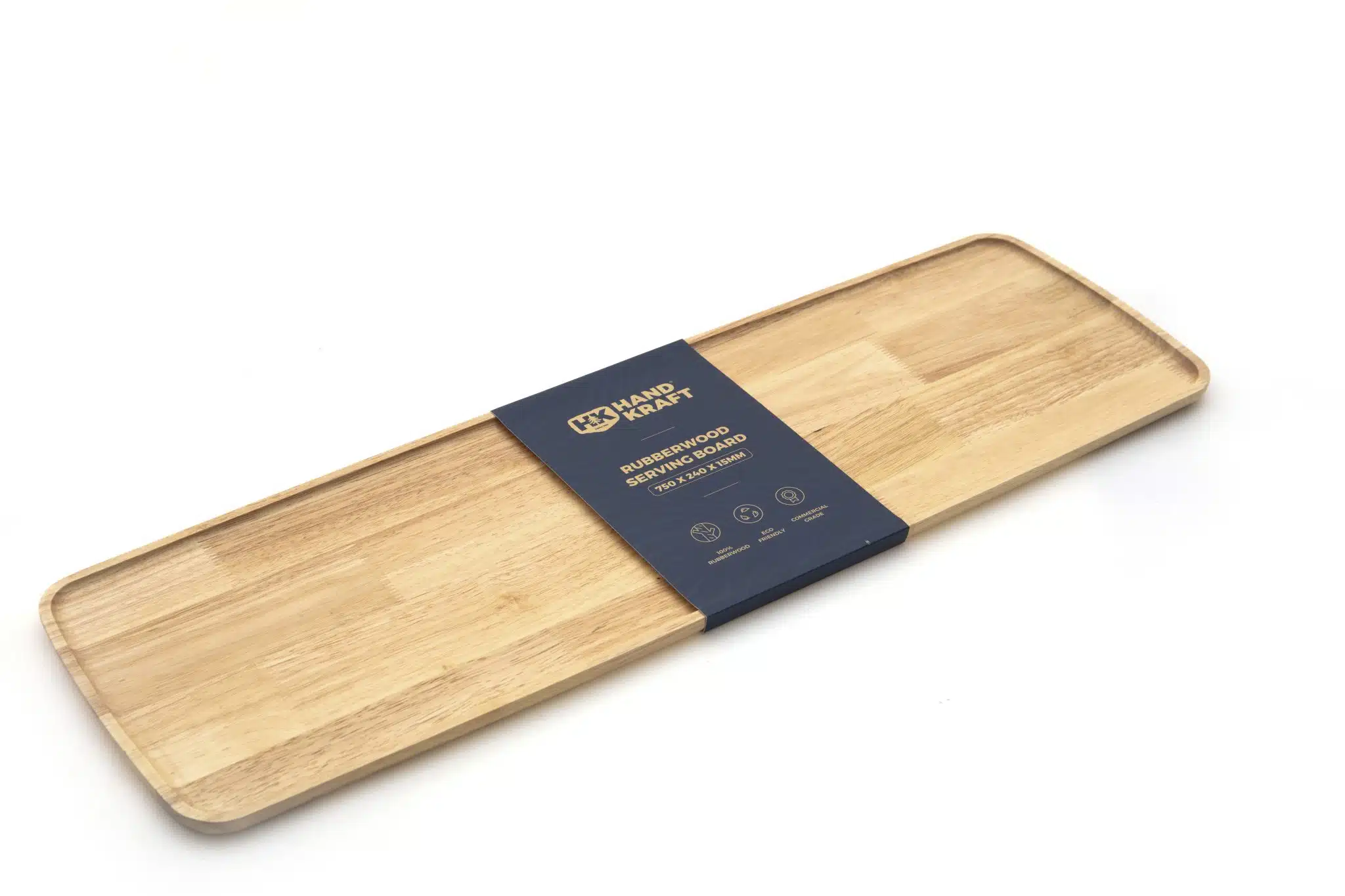 KH HandKraft® Rubberwood Serving Board - Image 7