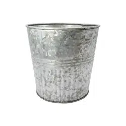 straight top galvanised table caddy