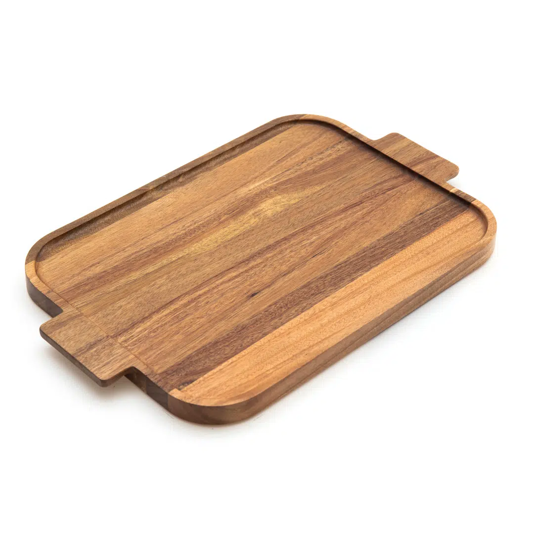 KH HandKraft®Acacia Serving Tray With Handles - Image 5