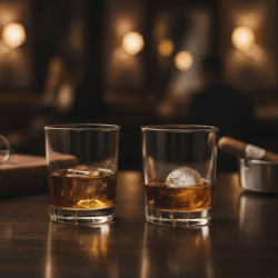 Plastic Whiskey Glass