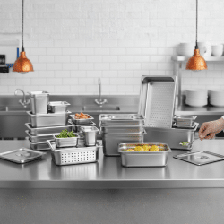 US Anti-Jam GN Food Pans S/S