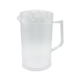 KH Healthcare 1Lt Graduated Acrylic Frosted Jug With Lid